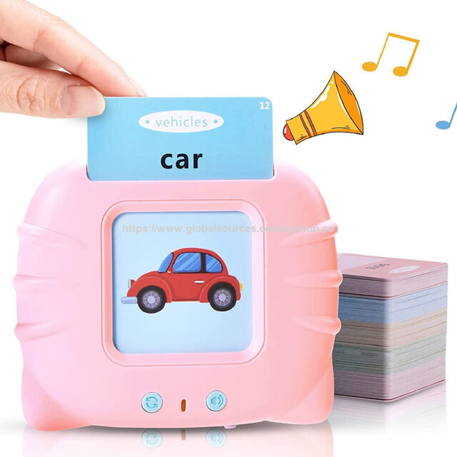 Tarjetas Didácticas para Niños Pequeños con Sonido, Tarjetas de Aprendizaje de Palabras Comunes, 112 Piezas for sale at factory direct price