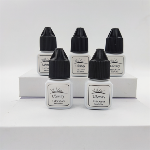Colle à Faux Cils Noire Professionnelle Naturelle Non Toxique en Gros Logo Personnalisable Marque Privée for sale at factory direct price