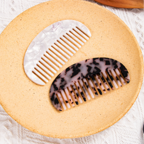 Peine Grande de Dientes Anchos con Diseño de Carey para Desenredar Cabello Grueso, Rizado y Ondulado, Peine para el Cabello for sale at factory direct price