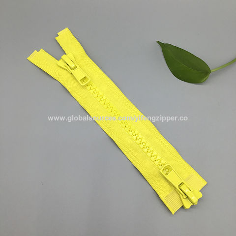 Cycat 5# Métal Fermeture éclair Double Sliders Zipper 60-150cm