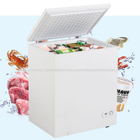 مجمد صغير الحجم 5 قدم مكعب ثلاجة تبريد آلة تجميد مع سلة تخزين قابلة للإزالة for sale at factory direct price
