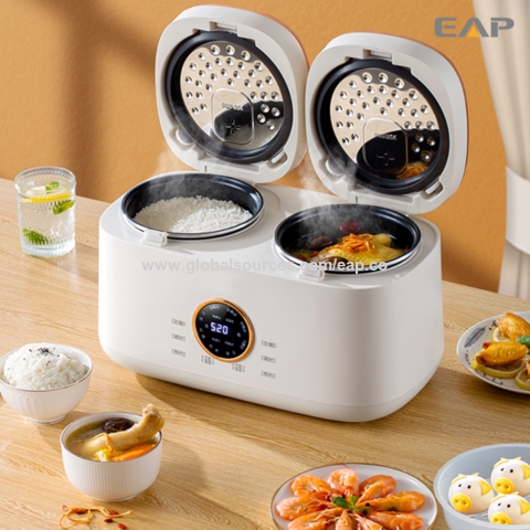 Eap2l+2l Multifunctional Smart Rice Cooker Double Pots Double Pot