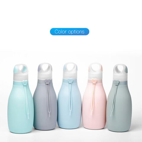 Buy Wholesale China Portable Folding Silicone Water Bottle With