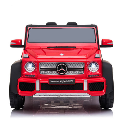 Voiture pour enfants Mercedes Benz en plastique de couleur rouge