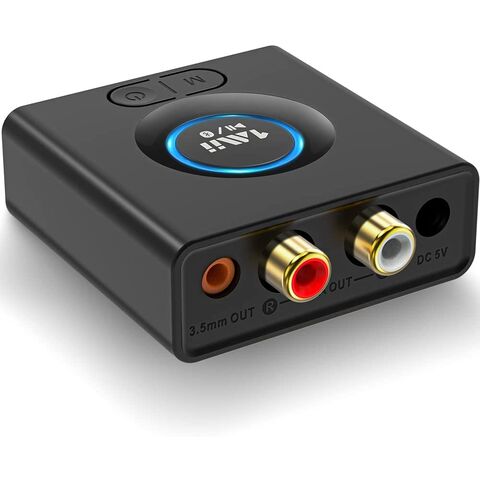 Récepteur émetteur Bluetooth 5.0, adaptateur Bluetooth audio sans fil 3,5  mm 2 en 1, 2 appareils simultanément pour télévision / système audio  domestique / voiture