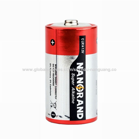 Buy Wholesale China Best Selling Alkaline C Size Am2 Lr14 Dry Cell Battery  For Consumer Electronics & Alkaline Battery Lr14 C at USD 0.32
