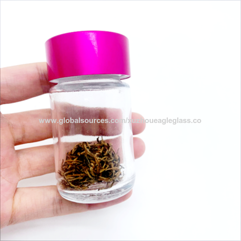 2oz Wide Mouth Straight Sided Glass Jars For Pre-Rolls