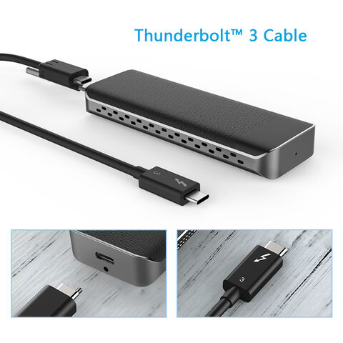 Thunderbolt 3 Gehäuse für NVMe SSD, Intel-zertifiziert, inklusive WD SSD for sale at factory direct price