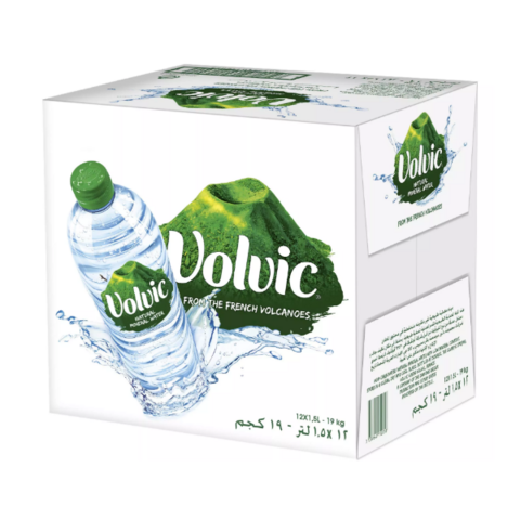 Volvic Natural Mineral Water 500 ml (Pack of 24 x 50cl)