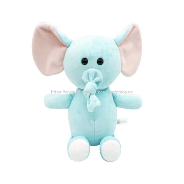 Brinquedo de pelúcia personalizado de elefante, opções de tecido ECO reciclado e normal