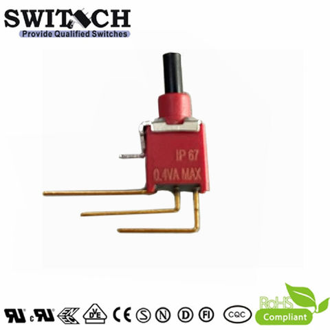 Compre Interruptor Selector Pequeño Spdt 3 Posición 1 Botón Pulsador 12v  Interruptor Pulsador y Interruptor De Botón de China