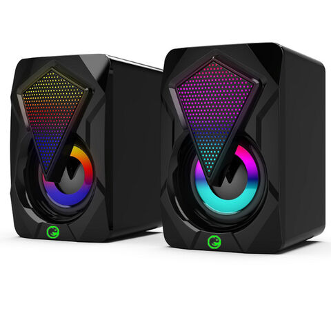 Altavoz para PC, diseño clásico 2.0 para gaming con Bluetooth y modo de iluminación LED. for sale at factory direct price