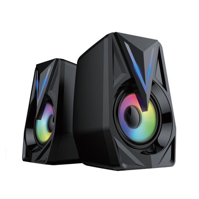 New Design Gaming Speaker With Led Light Line Control 2.0 Led Computer ...