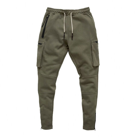 Pantalon de jogging de sport uni et élégant en gros pour streetwear, course et entraînement avec poche for sale at factory direct price