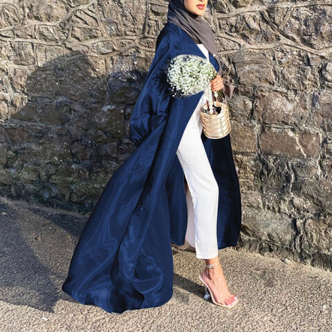 Abayas Ropa áarabe Mujer Moderna Vestido Abaya Crepe De Arabia