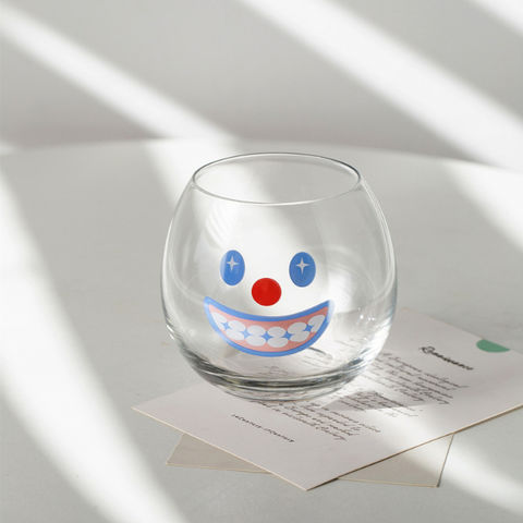 Fun Glass Cups For Party Clear Borosilicate Glass Beverages Water