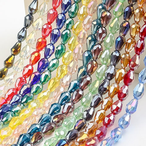Electroplated Color Faceted Crystal Glass Beads for Jewelry Making Loose  Glass Beads - China Beads and Crystal Beads price