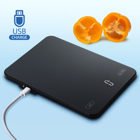 Báscula de Cocina Digital Recargable, Balanza de Alimentos de Vidrio para B2B for sale at factory direct price