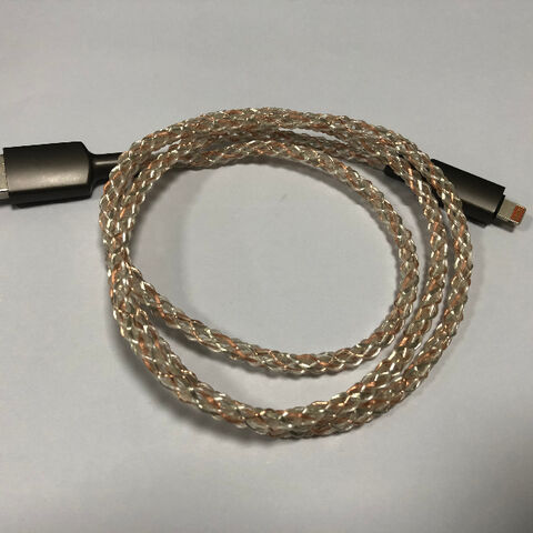 كابل USB للشحن السريع بإضاءة LED متدفقة Micro، Lightning C48، C189 - شحن سريع وآمن for sale at factory direct price
