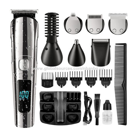 Hair Clipper For Men 600mah Lithium Battery Cordless Washable