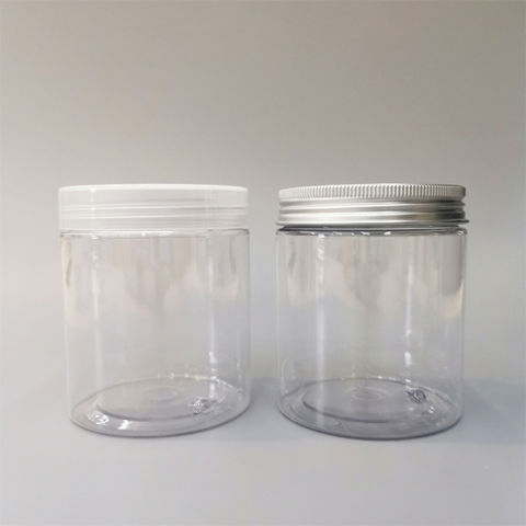 35 Pack Plastic Canning Jars with Lids for Slime, Craft Storage