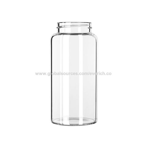 Buy Wholesale China Glass Water Bottle Wide Mouth Eco Friendly Water Glass  Bottle With Stainless Steel Lid & Glass Water Bottle at USD 2.3