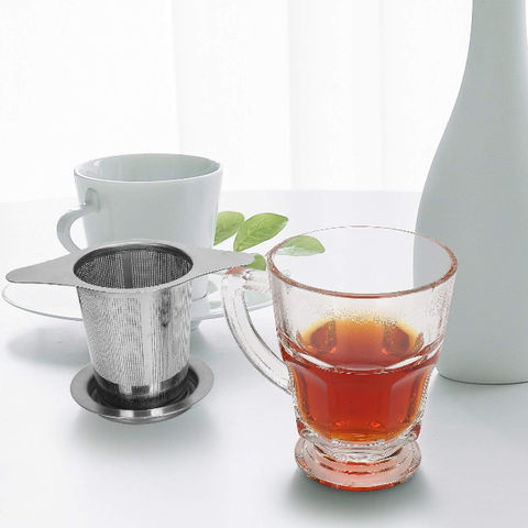 Infusor de té de acero inoxidable - Bola de té de mango largo para té de  hojas sueltas - Infusor de té e infusores de té para té suelto - sirve una