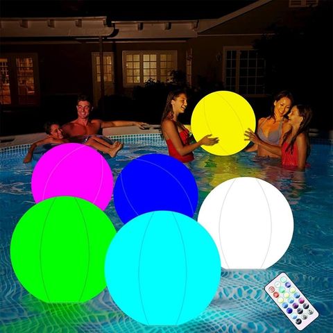 Oversize Giant Beach Ball Inflatable Beach Pool Party Favors Toys Balls for Adults and Kids Inflatable Beach Ball Large Three-Color Thickened PVC Entertainment Volleyball Decorative Toy 