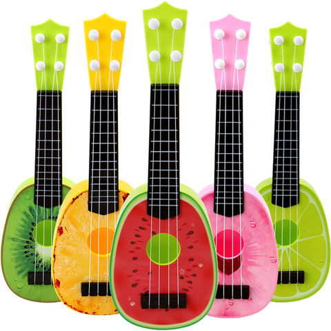 Jouet de guitare ukulélé pour enfants, Mini guitare à 4 cordes pour garçons