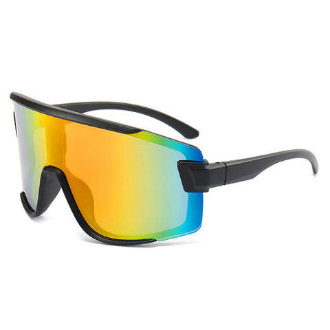 Polarized Sports Sunglasses With Uv Protection Color Lenses