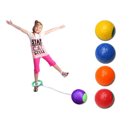Skip Ball Children Exercise Coordination Balance Hop Jump