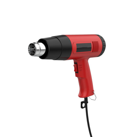 XYJNN Heat Gun-Heat Gun for Crafts Digital Display Constant Temperature  Double Heating Wire Shrink Film Blower Heater 2500W (Color : Red, Size 