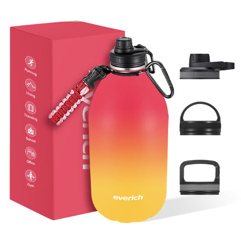 1 Gallon Water Bottle Large Capacity Vacuum Insulated Growler 128oz Jug