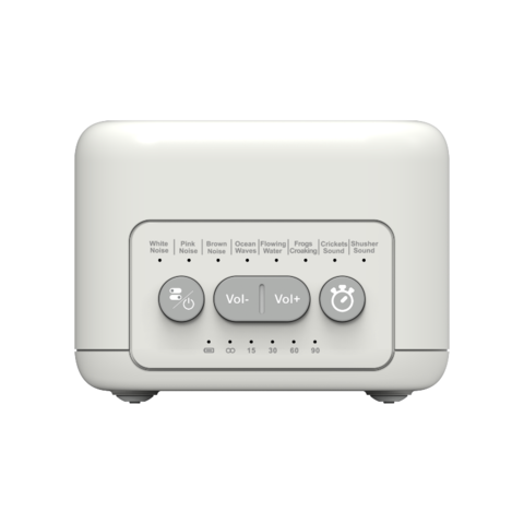 Máquina de ruido blanco Bebé durmiendo USB Portátil Auto-apagado Máquina de  sonido Luz nocturna