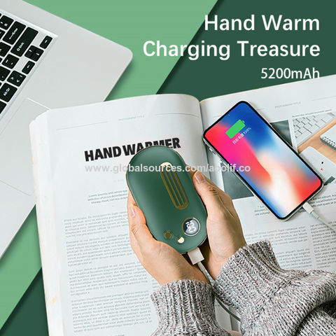 Chauffe-main rechargeable, réchauffe-mains électrique 5200mAh Handwarmers  Powerbank réutilisables, Main USB portable - Chine Réutilisables et  chargeur de téléphone prix