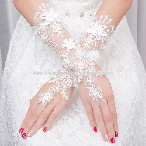 Wholesale on sale bridal gloves