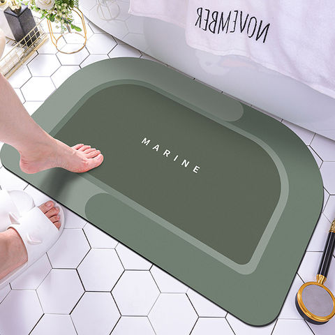 Buy Wholesale China 40x60 Cm Bathroom Diatom Mud Floor Mat Water ...