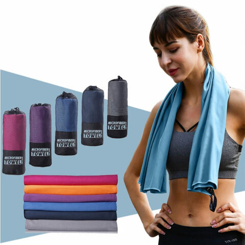 Toallas de Microfibra para Viajes y Deportes, Secado Rápido, Super Absorbentes, Toalla Grande para el Cabello, Ultra Suaves y Ligeras