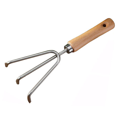 Groentes Rake Buy Wholesale Hong Kong SAR 3-teeth Garden Rake Made Of 430 Stainless ...