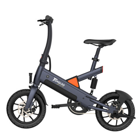  HAPPYRUN Bicicleta eléctrica para adultos, bicicleta eléctrica  plegable con batería extraíble de 36 V/6 Ah, ruedas de 14 pulgadas, bicicleta  eléctrica con frenos de disco doble, bicicleta eléctrica : Deportes y