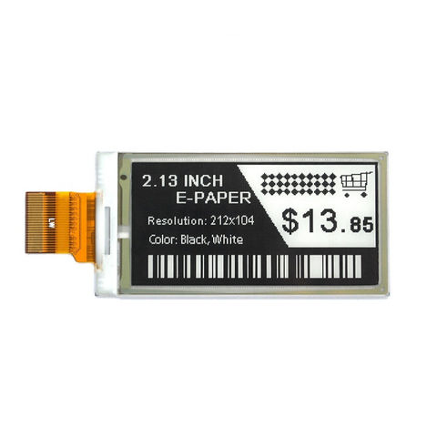 Epaper Price Buy Wholesale China Electronic E-paper Price Tag 2.13 Inch Touch Screen ...