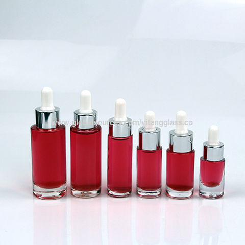 Buy Wholesale China Essential Oil Glass 5--100ml Sliver Dropper Bottle 