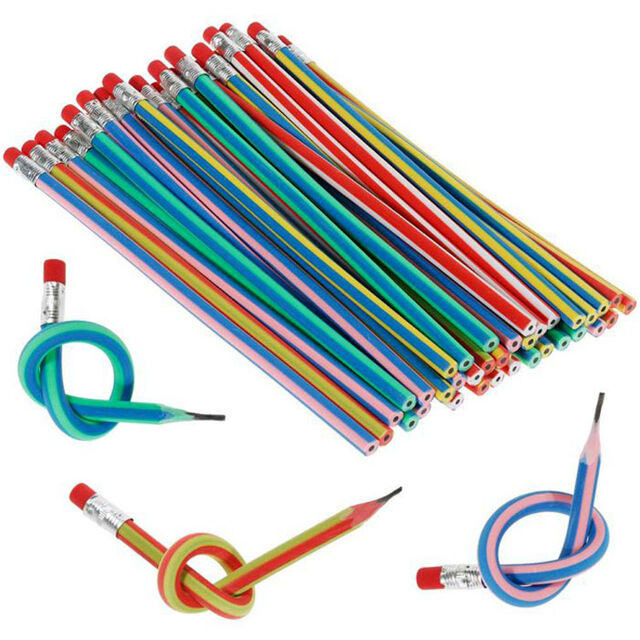 Lápis Mágicos Flexíveis e Macios para Dobrar, Material Divertido para Crianças, Lápis de Segurança para Crianças para Volta às Aulas for sale at factory direct price
