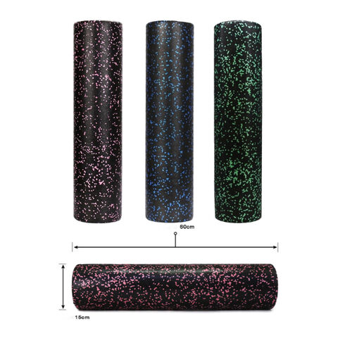 Rodillo de espuma para yoga, gimnasio, entrenamiento, pilates, masaje de piernas, alta densidad, color negro for sale at factory direct price