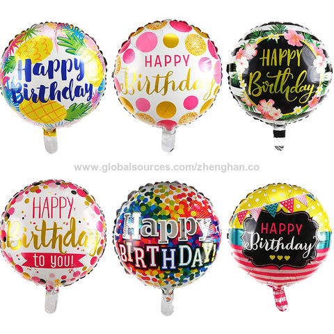 Ballon Aluminium Anniversaire  ballon déco mylar pour vos fêtes