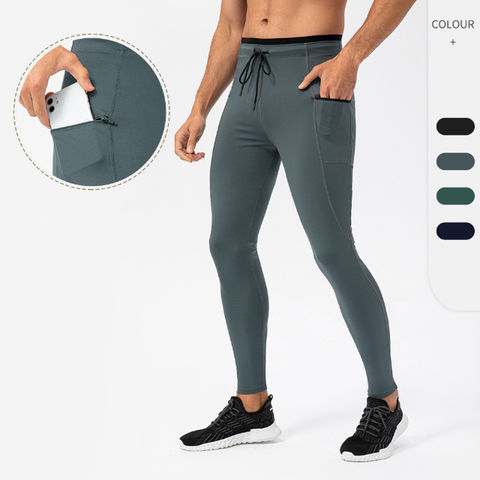 Slim Fitness Pants Outdoor Running Gym Training Men's Tight Capris - China  Wholesale Sweat Suits and Sports Wear price