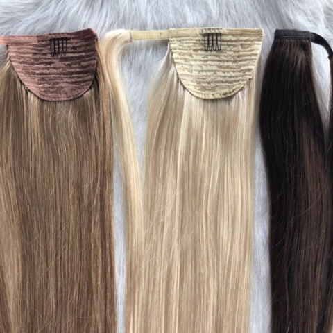 Buy Wholesale China 100% Human Hair Ponytail Halo Hair Extension ...