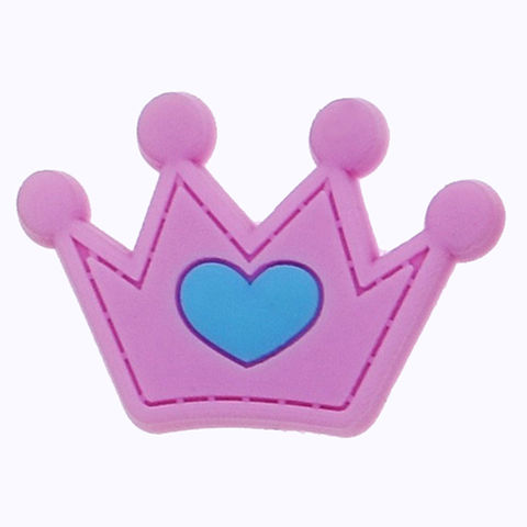 Buy Wholesale China Pvc Shoe Charms Crown Design Pvc Bracelets