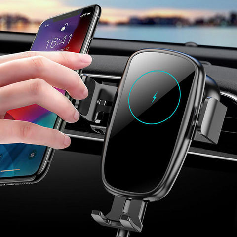 15W Wireless Car Charger – Automatic Clamping Fast Charging Phone Mount