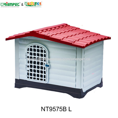 Dog house plastic outlet door